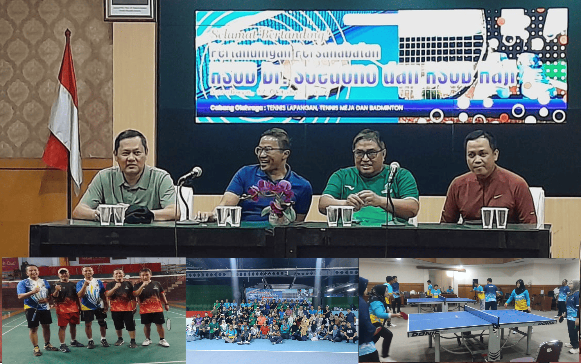 Momen Keakraban dan Saling 'Roasting' Dua Direktur, RSUD Haji Jatim Sukses Gelar Laga Persahabatan dengan RSUD dr. Soedono Madiun
